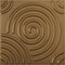 Ekena Millwork 19 5/8in. W x 19 5/8in. H Spiral EnduraWall Decorative 3D Wall Panel Covers 2.67 Sq. Ft. WP20X20SPCGH - alternate 1